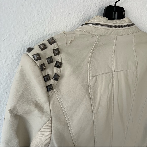 TCEC Riveted Faux Leather Jacket - Picture 9 of 16